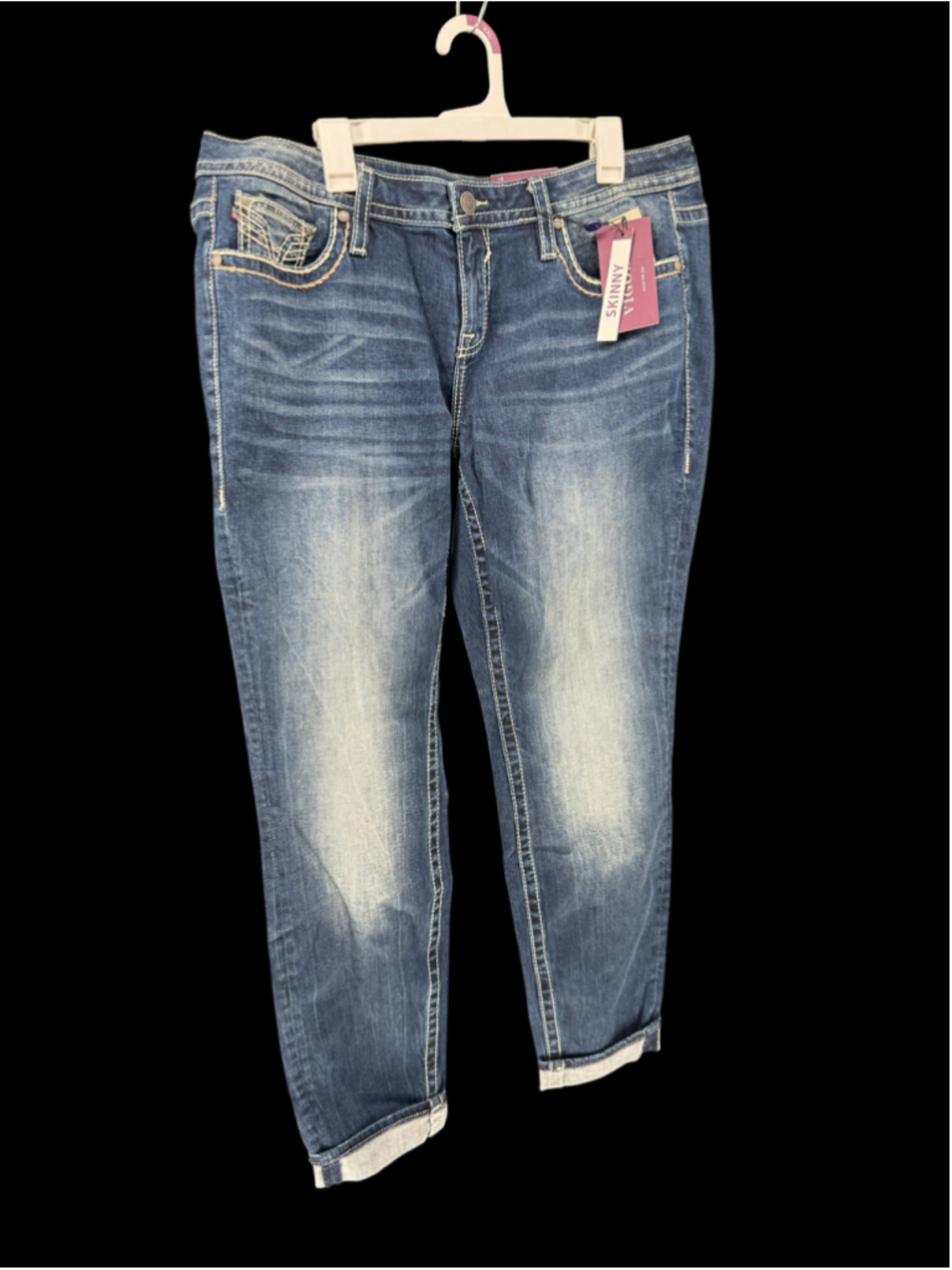 Women's Vigoss Skinny Jeans Size 18 Blue